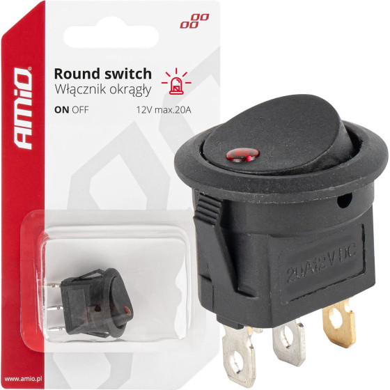 AMiO ��������� 12V ON/Off ���������� �� 3 ������ ������� Led - 1 ���. - (03961)