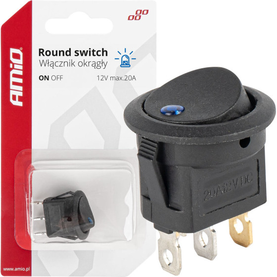 AMiO ��������� 12V ON/Off ���������� �� 3 ������ ���� Led - 1 ���. - (03963)