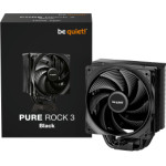 Bequiet Cpu Air Cooler Pure Rock 3 Black 190W TDP, Intel Socket Lga 1851/1700/1200/1150/1151/1155, Amd AM4/AM5, 120MM Pwm FAN, 3YW. - (BK039)