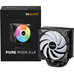 Bequiet Cpu Air Cooler Pure Rock 3 Lx 190W TDP, Intel Socket Lga 1851/1700/1200/1150/1151/1155, Amd AM4/AM5, 120MM Pwm Argb FAN, 3YW. - (BK040)