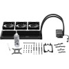 Bequiet Cpu Hydro Cooler Silent Loop 360MM Intel Socket Lga 1851/1700/1200/2066/1150/1151/1155, Amd AM5/AM4, Square Argb Illuminating Cooling BLOCK, 3x120MM Fan Silent Wings 4 PWM, BLACK, 3YW. - (BW025)