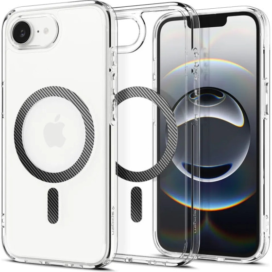Spigen Ultra Hybrid Magsafe Iphone 16e Carbon Fiber Case - Clear - (27231-0)