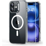 ESR Classic Hybrid Halolock MagSafe Case + Tempered Glass for iPhone 16 Plus - Clear - (25537-0)