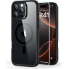 ESR Classic Hybrid Halolock MagSafe Case + Tempered Glass for iPhone 16 Pro - Clear with Black Frame - (25541-0)