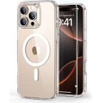ESR Classic Hybrid Halolock MagSafe Case + Tempered Glass for iPhone 16 Pro Max - Clear - (25543-0)
