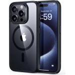 ESR Classic Hybrid Halolock MagSafe Case for iPhone 15 Pro Max - Clear Black - (23493-0)