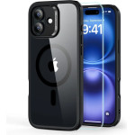 ESR Classic Hybrid Halolock MagSafe Case Set + Tempered Glass for iPhone 16 Plus - Clear with Black Frame - (25538-0)