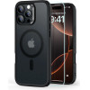 ESR Classic Hybrid Halolock MagSafe Case Set + Tempered Glass for iPhone 16 Pro Max - Semi-Transparent with Black Frame - (25544-0)