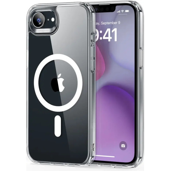 ESR Classic Hybrid Halolock MagSafe iPhone 16e Case - Clear - (27447-0)