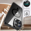ESR Classic Hybrid Kickstand Halolock MagSafe Case Set + Tempered Glass for iPhone 16 - Black - (25548-0)