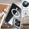 ESR Classic Hybrid Kickstand Halolock MagSafe Case Set + Tempered Glass for iPhone 16 PLUS - Clear - (25550-0)