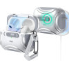 ESR Cyber Flicklock Halolock MagSafe Case for Airpods Pro 1/2 - Silver - (25427-0)