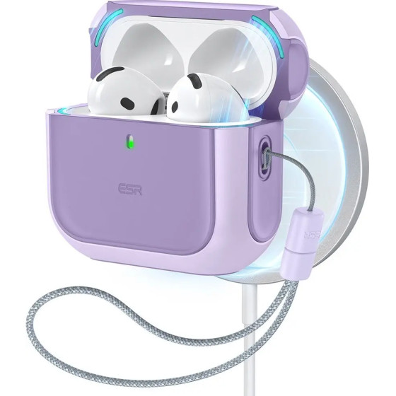 ESR Orbit Halolock MagSafe case for Apple AirPods 4 - purple - (26397-0)