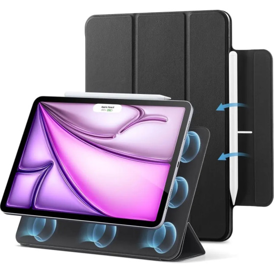 ESR Rebound Magnetic Case for iPad Pro 12.9'' 4/5/6 2020-2022 / Air 13'' 2024 - Black - (25084-0)