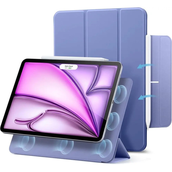 ESR Rebound Magnetic Case for iPad Pro 12.9'' 4/5/6 2020-2022 / Air 13'' 2024 - Purple - (25156-0)