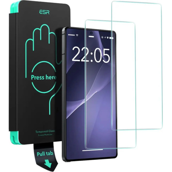 ESR Tempered Glass 2-pack for Samsung Galaxy S25 Ultra - transparent - (27104-0)
