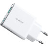 Joyroom 20W USB-A USB-C Super Slim Wall Charger - White - (JR-TCF14)