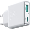 Joyroom 20W USB-A USB-C Super Slim Wall Charger - White - (JR-TCF14)