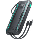 Joyroom 22.5W 10000mAh Powerbank With built-In USB-C / Lightning Cables - Black - (JR-L017)