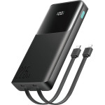 Joyroom 22.5W 10000mAh Powerbank With Two Built-In Cables - Black - (JR-PBF19)