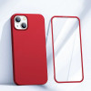 Joyroom 360 Full Case Front And Back Cover For Iphone 13 + Tempered Glass Screen Protector Red (JR-BP927 red) - (Joyroom JR-BP927 360� Full Case + Screen Protector (Through-Hole bore) iP13-6.1 inch-red)
