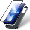 Joyroom 360 Full Case Front And Back Cover For Iphone 13 Pro Max + Tempered Glass Screen Protector Black (JR-BP928 black) - (Joyroom JR-BP928 360� Full Case + Screen Protector (Through-Hole bore)-6.7''-black)