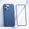 Joyroom 360 Full Case Front And Back Cover For Iphone 13 Pro Max + Tempered Glass Screen Protector Blue (JR-BP928 blue) - (Joyroom JR-BP928 360� Full Case + Screen Protector (Through-Hole bore)-6.7''-blue)