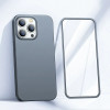 Joyroom 360 Full Case Front And Back Cover For Iphone 13 Pro Max + Tempered Glass Screen Protector Grey (JR-BP928 tranish) - (Joyroom JR-BP928 360� Full Case + Screen Protector (Through-Hole bore)-6.7''-tarnish)