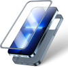 Joyroom 360 Full Case Front And Back Cover For Iphone 13 Pro Max + Tempered Glass Screen Protector Grey (JR-BP928 tranish) - (Joyroom JR-BP928 360� Full Case + Screen Protector (Through-Hole bore)-6.7''-tarnish)