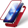 Joyroom 360 Full Case Front And Back Cover For Iphone 13 Pro Max + Tempered Glass Screen Protector Red (JR-BP928 red) - (Joyroom JR-BP928 360� Full Case + Screen Protector (Through-Hole bore)-6.7''-red)
