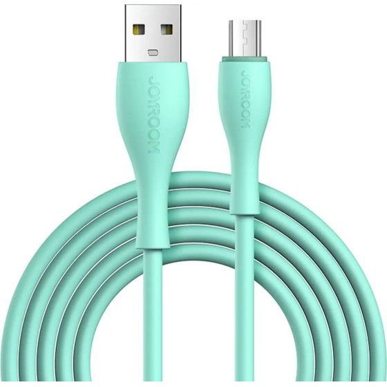 Joyroom Bowling Data Cable S-2030M8 USB-A / Micro Usb 3A 2m - Green - (S-2030M8_micro)