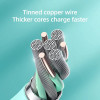 Joyroom Bowling Data Cable S-2030M8 USB-A / Micro Usb 3A 2m - Green - (S-2030M8_micro)