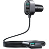 Joyroom Car Charger 2xPd + 2xQC3.0 72W 1.5m Black (JR-CL05) - (Joyroom JR-CL05 72W 5 Port Multi-Port (2PD+3QC3.0) Fast Car Charger 1.5M Black)