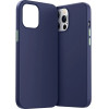Joyroom Color Series Case For Iphone 12 Pro Max Blue (JR-BP800) - (Joyroom JR-BP800 Color Series Protective Shell iP12 Pro Max-6.7 Inches blue)