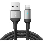Joyroom Extraordinary Series A10 USB-A / Lightning 2.4A Cable 1.2 m - Black - (S-UL012A10B)