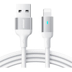 Joyroom Extraordinary Series A10 USB-A / Lightning 2.4A Cable 1.2 m - White - (S-UL012A10W)