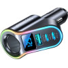 Joyroom Fast Car Charger 4in1 USB-A QC3.0 / 2xUSB-C Pd 150W Black - (JR-CL21)