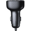 Joyroom JR-CCD03 3.4A Car Charger With 3x USB-A Display - Black - (Joyroom JR-CCD03 3.4A 3USb Digital Display Car Charger)