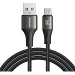 Joyroom Light-Speed Series S-A25 USB-A / USB-C Cable 100W 1.2m - Black - (Joyroom SA25-AC6 Light-Speed Series 100W Fast Charging Data Cable (USB-A To Type-C) 1.2m Black)