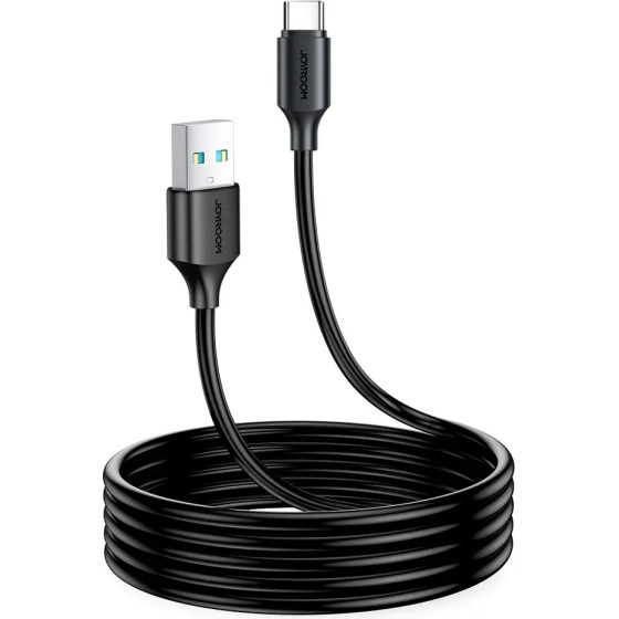 Joyroom Long-Lasting Series A9 USB-A / USB-C 3A Cable 2m - Black - (S-UC027A9 2m black)