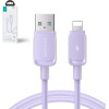 Joyroom Multi-Color Series A14 Lightning / USB-A 2.4A 1.2 m Cable - Purple - (S-AL012A141P)