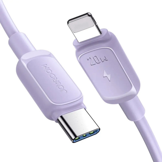 Joyroom Multi-Color Series A14 USB-C / Lightning 20W Cable 1.2 m - Purple - (S-CL020A11P)