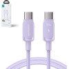 Joyroom Multi-Color Series A14 USB-C / USB-C 100W Cable 1.2m - Purple - (S-CC100A141P)