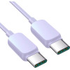 Joyroom Multi-Color Series A14 USB-C / USB-C 100W Cable 1.2m - Purple - (S-CC100A141P)