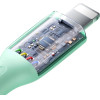 Joyroom Multi-Color Series S-A34 USB-A / Lightning 3A Cable 1m - Green - (Joyroom SA34-AL3 Multi-Color Series 3A Fast Charging Data Cable (USB-A To Lightning) 1m Green)