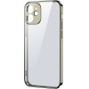 Joyroom New Beauty Series Ultra Thin Case With Electroplated Frame For Iphone 12 Pro Max Golden (JR-BP744) - (Joyroom JR-BP744 New Beauty Series Plated Phone Case Processing Holes iP12 Pro Max-6.7iNch gold)
