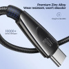 Joyroom Pioneer Series SA31-CC5 USB-C / USB-C Cable 240W 1.2m - Black - (Joyroom SA31-CC5 Pioneer Series 240W Fast Charging Data Cable (Type-C To Type-C) 1.2m Black)