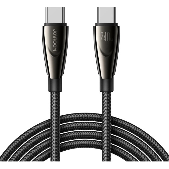 Joyroom Pioneer Series SA31-CC5 USB-C / USB-C Cable 240W 1.2m - Black - (Joyroom SA31-CC5 Pioneer Series 240W Fast Charging Data Cable (Type-C To Type-C) 1.2m Black)