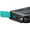Joyroom Powerbank 10000mAh JR-L016 With built-In USB-C/Micro USB/ Lightning Cables - Black - (Joyroom JR-L016 2.4A Power Bank With Three Cables 10000mAh Black)