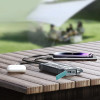 Joyroom Powerbank 10000mAh JR-L016 With built-In USB-C/Micro USB/ Lightning Cables - Black - (Joyroom JR-L016 2.4A Power Bank With Three Cables 10000mAh Black)